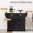 Versatile Rolling Kitchen Island with Abundant Storage Space and Functionality