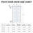 3-Lite Panel Manufactured Prefinished Pivot Doors with Hardware Kit-92694577