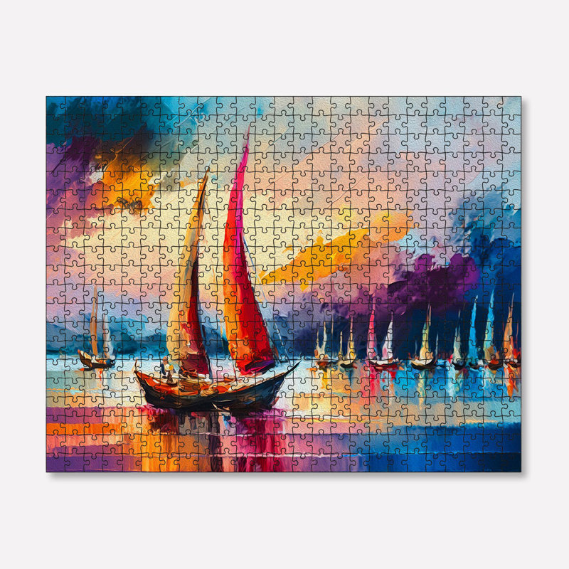 500-Piece Puzzle, 100% Cardboard, 18.9 x 13.4 inches | Box Size: 13.2 x 9.1 x 2.0 inches | Perfect for Family Fun & Relaxation, High-Quality, Durable Pieces for Easy Assembly, Ideal Gift for Puzzle Lovers