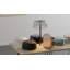 Yurei Co-Working Lamp (Matte Black)  with 14" Transparent Polymer Shade, Tea-1743783011-1743783013