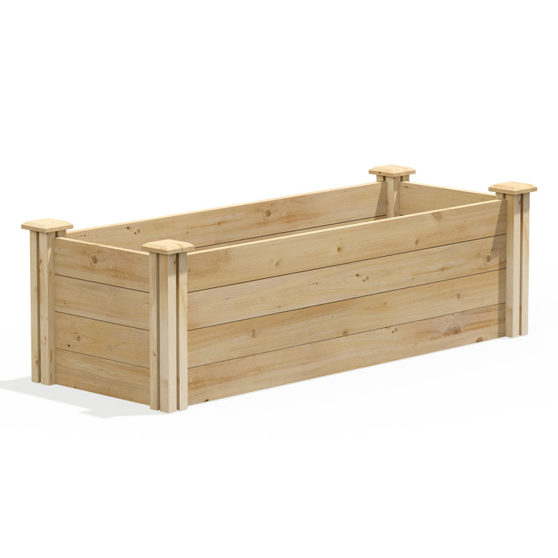 Lit de jardin surélevé en cèdre Original, H 14 po x l 48 po x P 16 po