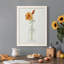 «California Poppy Vase I», toile encadrée de qualité supérieure - prête à être accrochée-433926020-433926138