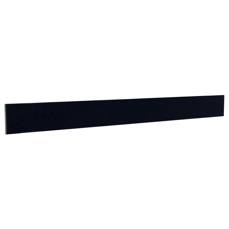 Dosseret en pierre de 55 po, Granite noir Galaxy