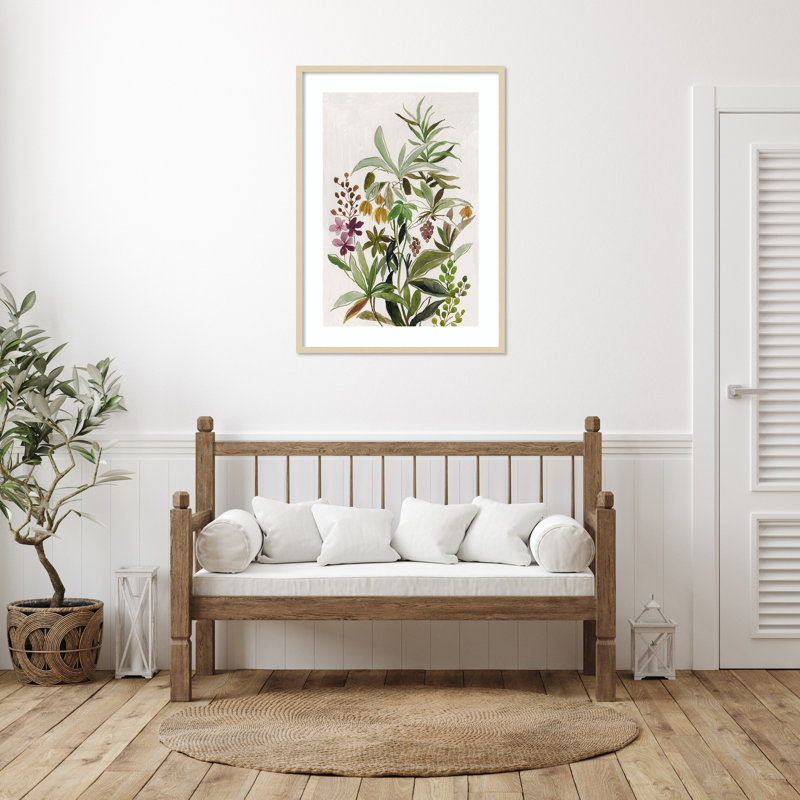 «Green Majestic I» par Asia Jensen, impression sur bois encadrée, H 41 po x l 30 po