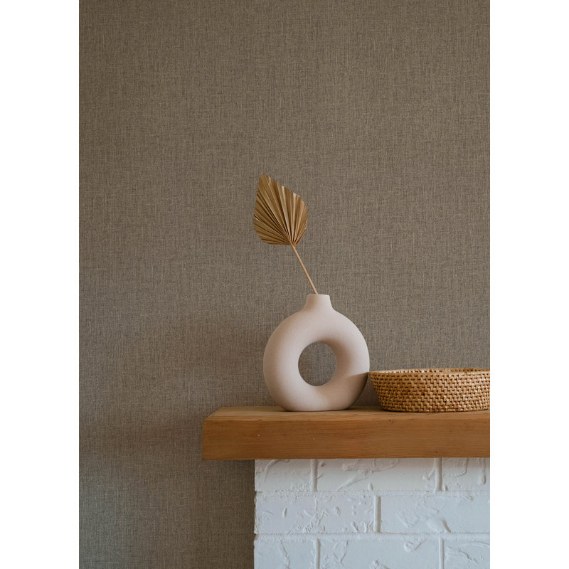 Cromie Turquoise Texture Wallpaper, Brown