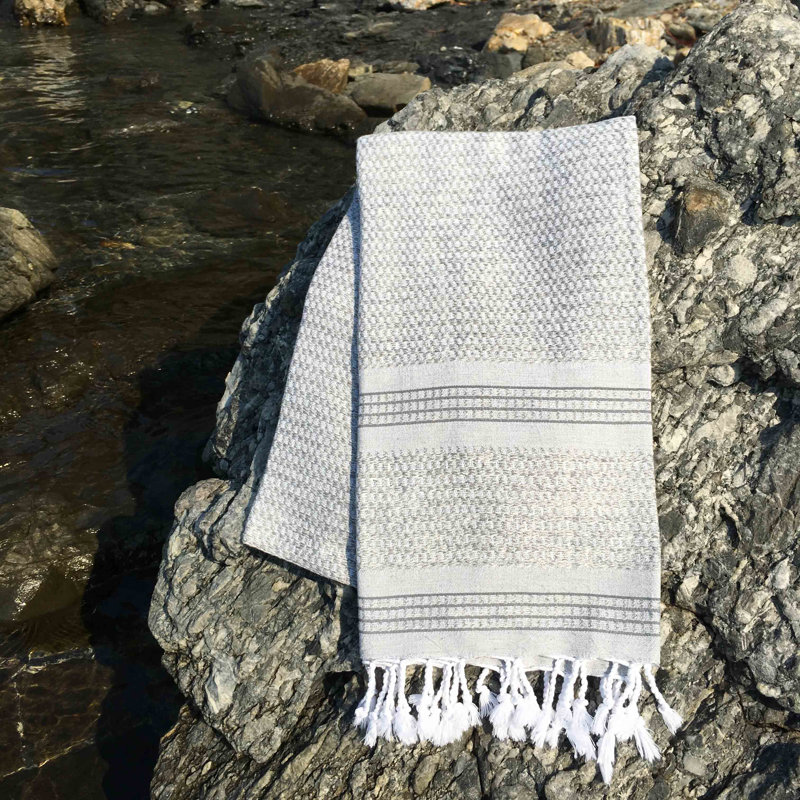 Serviette de bain 100% coton, Gris foncé