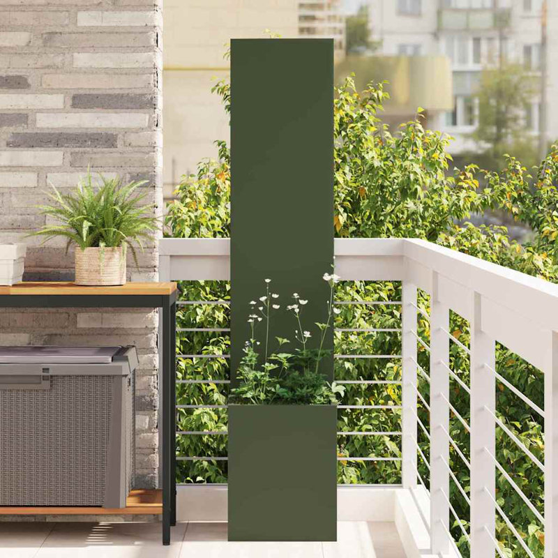 Planter Box, Olive Green, 140cm H x 32cm W x 32cm D