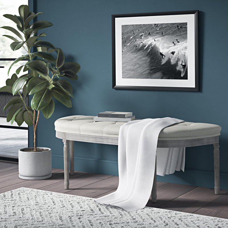 Mcburney Polyester Upholstered Bench