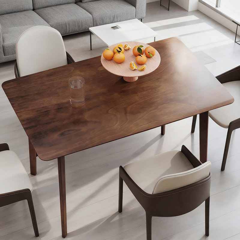 Table de salle à manger Mid-Century, Noyer