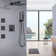 Complete Shower System with Rough-in Valve
