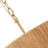 Stephane 5-Light 22" W Rattan Drum Chandelier