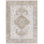 Seychel lavable à la machine traditionnel médaillon floral brun / beige / crème / moutarde-1970612595