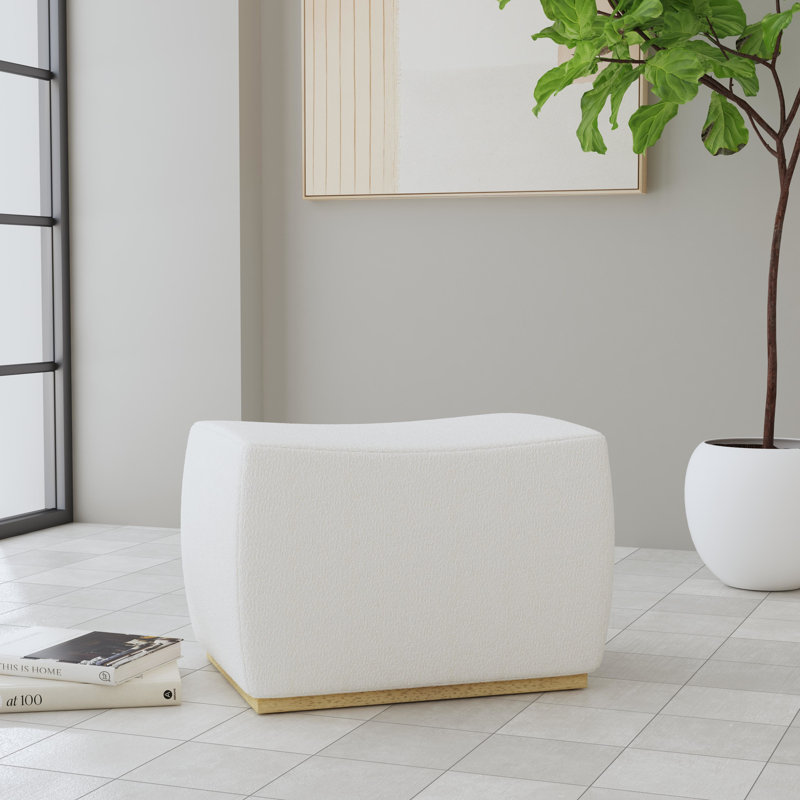 Valencia Boucle Rectangle Ottoman