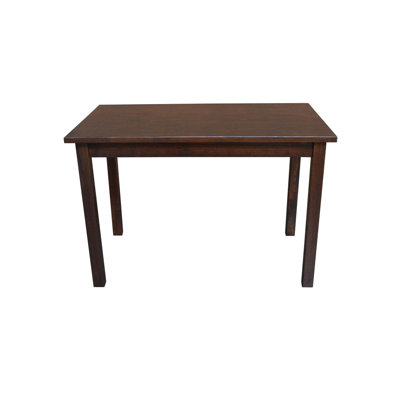 Versaloft Harmony Solid Wood Amish Table 27 X 45" In Asbury Stain With Clearcoat - Use As A 4 Person Dining Table Or Office Desk