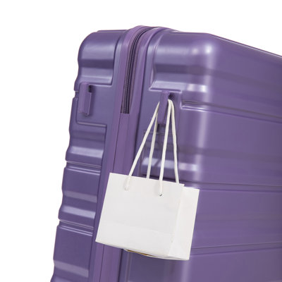 20 "/ 24" / 28 "3 pièces / ensemble en valise à roulettes en ABS, valise de cabine, couleur assortie, serrure à combinaison