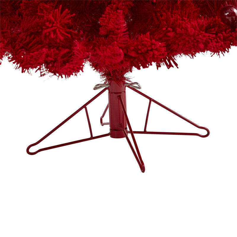 Lighted Artificial Christmas Tree, 6' H