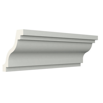 Moulure couronne Endurathane Cecilia, H 2 3/8 po x P 2 po x P 3 po x L 96 po, apprêtée en usine