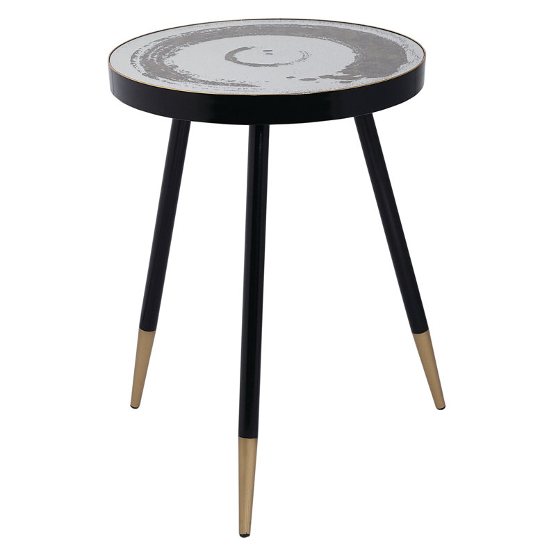Glass Top End Table