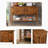 Aureana Dining Hutch, Storage Console Table with Drawers, Cabinets and a Shelf-317215640