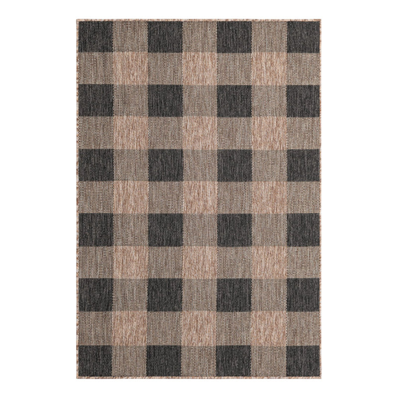 Tapis intérieur / extérieur Talih, Rectangle 4 pi 1 po x 6 pi 1 po