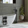 Single Handle Floor Mounted Freestanding Tub Filler Trim with Handheld