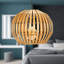 Alekos 1 - Light Bamboo Single Pendant