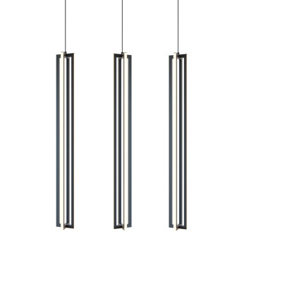 Luminaire suspendu linéaire à 1 lumière pour îlot de cuisine Morairity