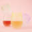 Frosted Ombre Stemless Wine Glasses