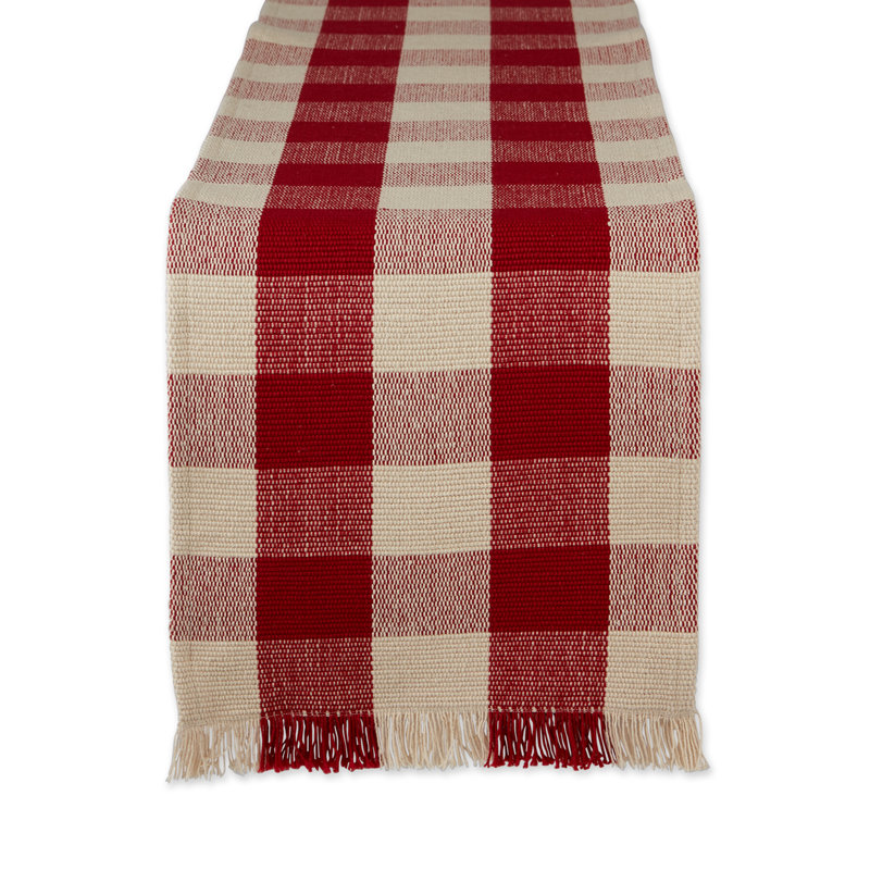 Hallowell Dining Linens, 13" x 75", Red