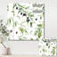 Olives vertes et noires avec branches et feuilles d'olivier - peinture sur toile tendue-59852459