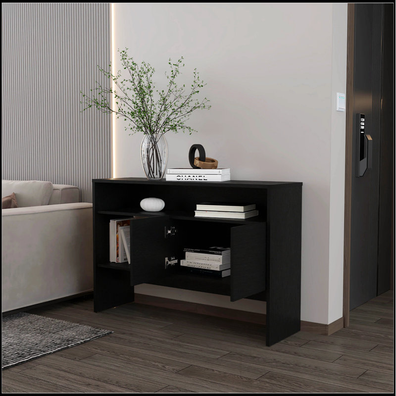 Console avec deux portes