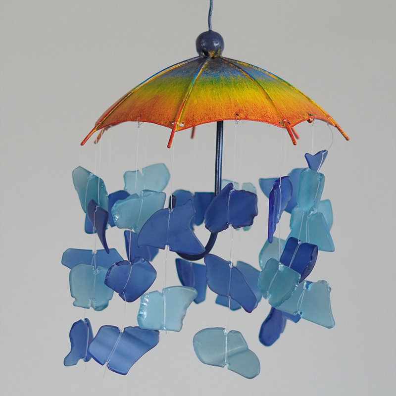 Mobile Raindrop Umbrella - Rainbow