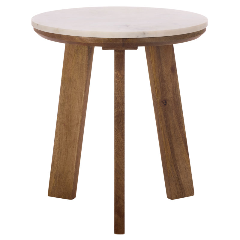 Sanji Round Accent Table, Brown