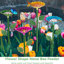 Paquet de 8, station d'abreuvage d'abeilles en métal pour l'extérieur | Bain pour abeilles en forme de fleur | Station d'hydratation sécuritaire pour pollinisateurs | Piquets de jardin faciles à installer pour la décoration de jardin
