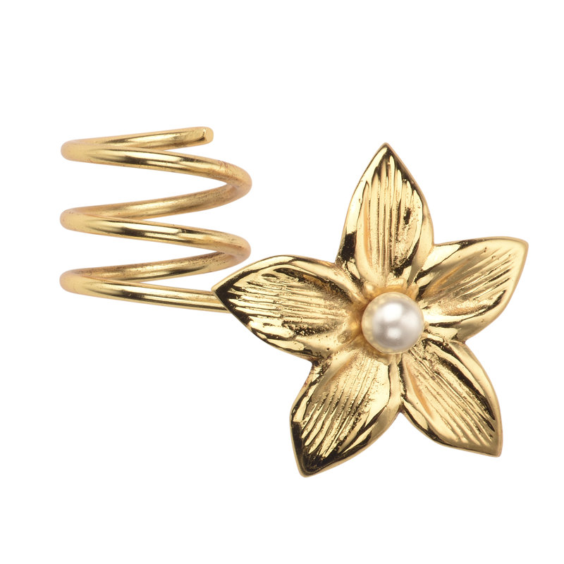 Flower Vine Wrapped Napkin Ring