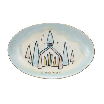 Stoneware Decorative Plate