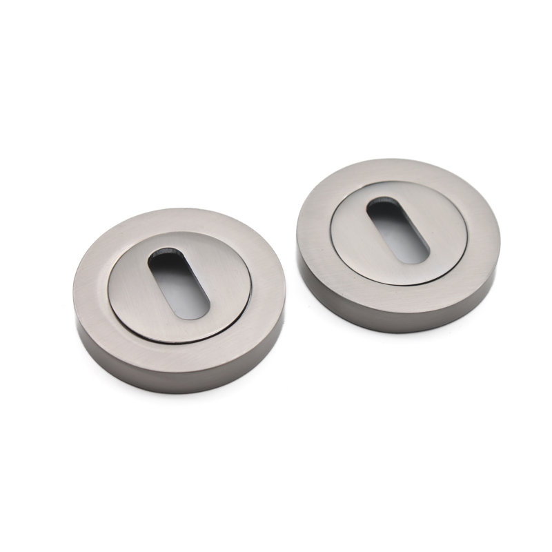 Oval Standard Escutcheon, Satin Nickel