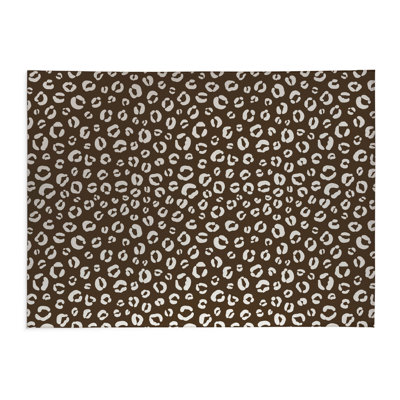 Leopard Play Low Profile Kitchen Mat