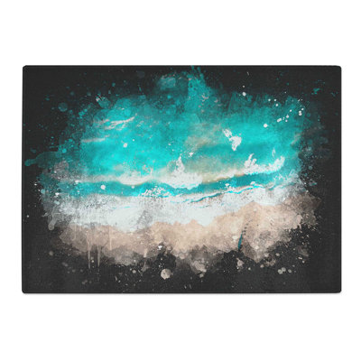 Tempered Glass Monterey Beach in California Chopping Board