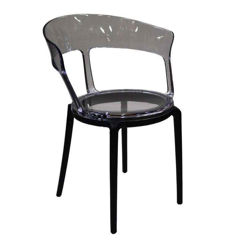 Fauteuil à oreilles Alberte, gris