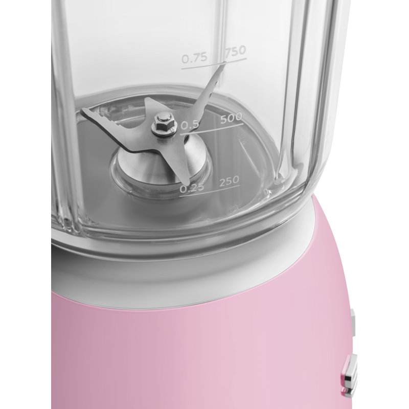 SMEG 50's Retro Style Countertop Blender, Pink
