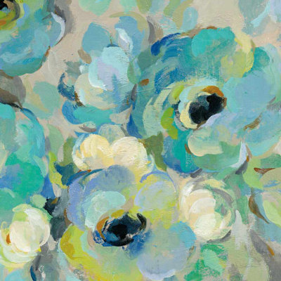 Fleurs bleu sarcelle fraîches III