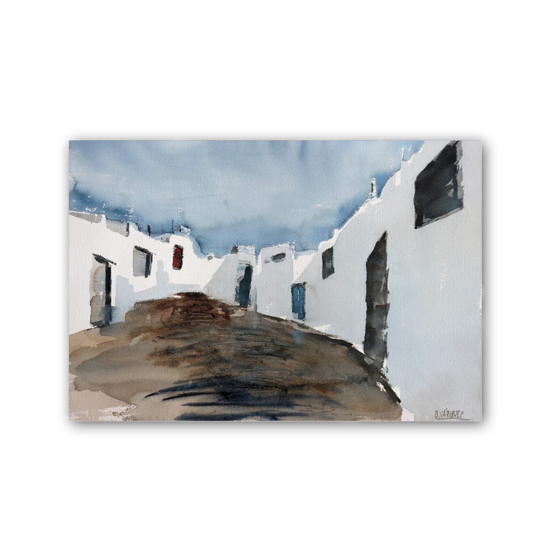 Marruecos by Bruno Vázquez - Wrapped Canvas Painting, 80cm H x 120cm W x 3cm D