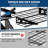 Black Heavy Duty Garage Wall Shelves 2 Pack, 2x6 FT Metal Storage Shelf 1600 Lbs Capacity for Garage Warehouse Laundry Kitchen