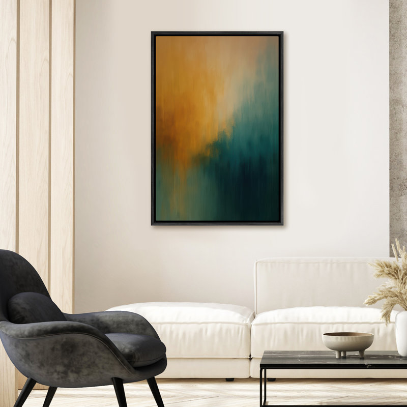 Art mural encadré abstrait rétro antique classique pour chambre à coucher, Noir, H 24 po x l 16 po