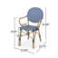 CHAISE BISTRO PANG (ensemble de 2)