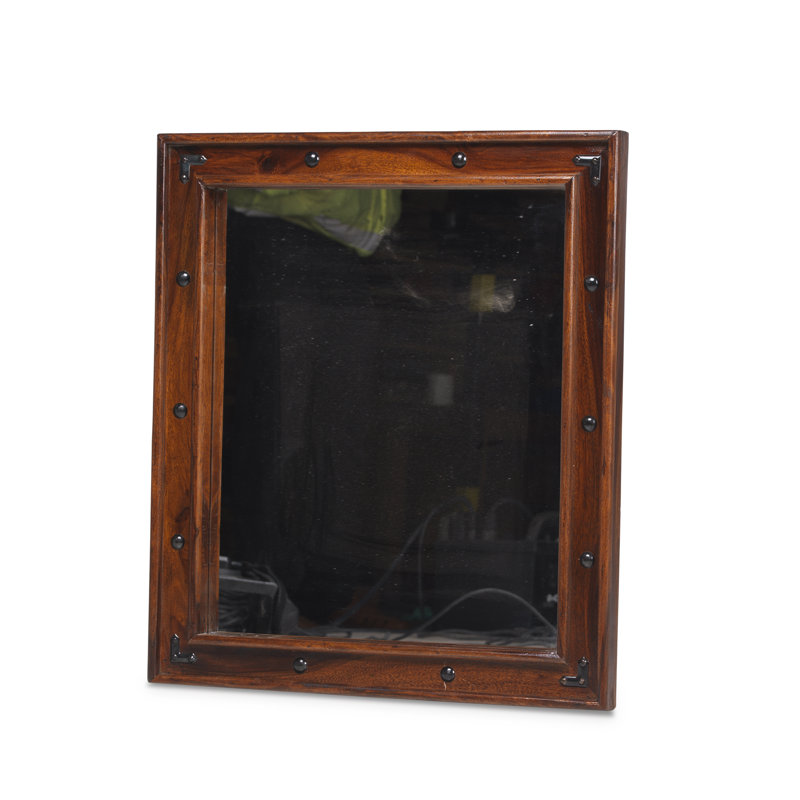 Jali Indian Wood Wall Mirror