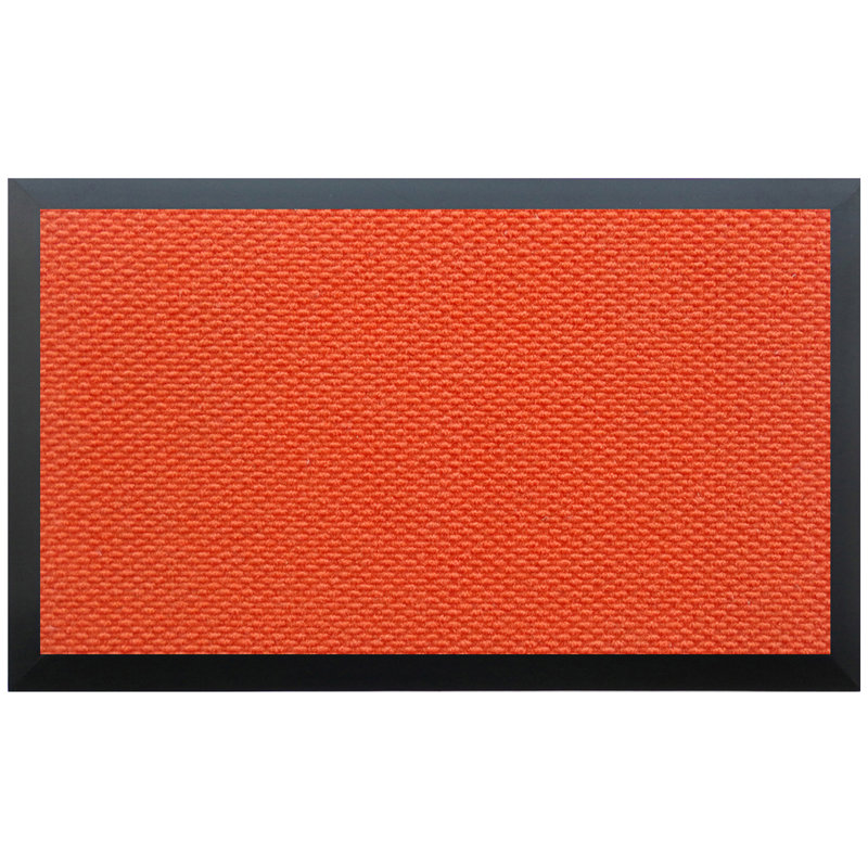 Paillasson d'extérieur antidérapant uni, Orangé, 6 pi x 10 pi