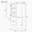 Storage Cabinet With Doors And Three Drawers For Bathroom-1022439126