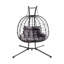 Fauteuil double suspendu avec support-396322388